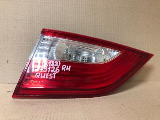 Фонарь внутренний задний правый NISSAN QUEST S 11-17 Минивен E52 3.5