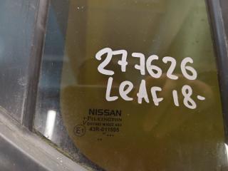 Стекло двери глухое заднее правое LEAF 18-