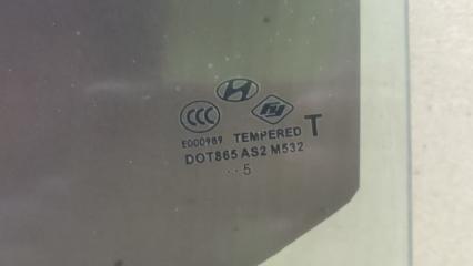 Стекло двери заднее левое ELANTRA MD 10-15 2015 MD 1.8 G4NB