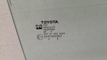 Стекло двери переднее правое SIENNA 03-10 2006 3.5 2GR-FE