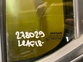 Стекло двери глухое заднее левое LEAF 18-