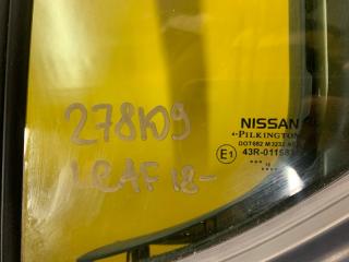 Стекло двери глухое заднее левое LEAF 18-