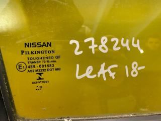 Стекло двери заднее правое LEAF 18-