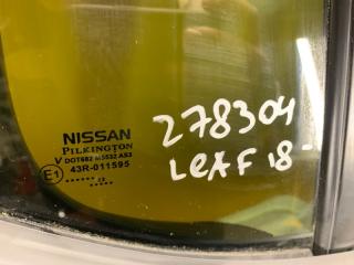 Стекло двери глухое заднее правое LEAF 18-