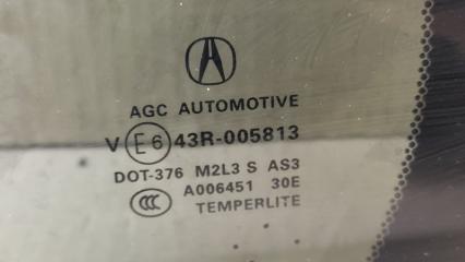 Стекло двери глухое заднее левое RDX 12-19 2015 3.5