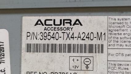 Магнитола RDX 12-19 2017 TB4 3.5 J35Z2