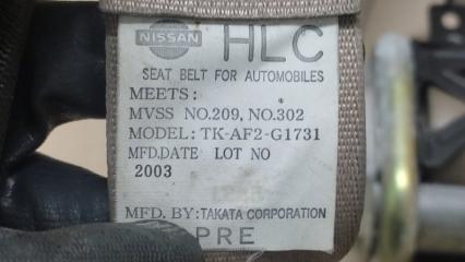 Ремень безопасности передний левый MURANO Z50 02-07 2004 3.5 VQ35DE