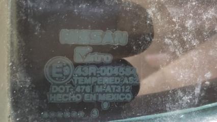 Стекло двери глухое заднее левое VERSA B17 11-19 2013 SEDAN 1.6 HR16DE