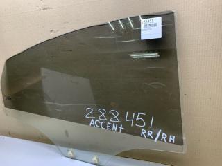 Стекло двери заднее правое ACCENT RB 10-