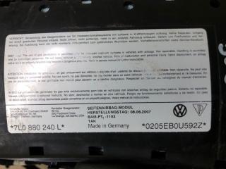 Подушка безопасности в сиденье правая VOLKSWAGEN TOUAREG 02-10 BHK 3.6