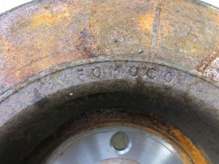 Тормозной диск задний ESCAPE 12-19 2018 TM2 2.5 T25HDEX