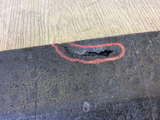 Наполнитель бампера задний LEGACY 09-15 BM 2012 SEDAN 3.6 EZ36