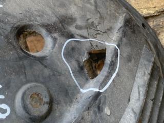 Подкрылок передний левый 6 GH 07-12 2008 2.5 L (L5-VE)