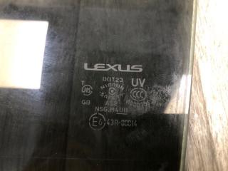 Стекло двери заднее левое LEXUS ES350 06-12 SEDAN 3.5 2GR-FE