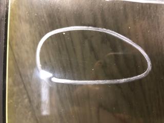 Стекло двери заднее левое Q50 15-20 2016 SEDAN 2.0T M274