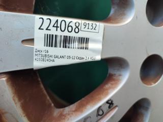 Диск R16 GALANT 03-12 2012 Седан 2.4 4G69