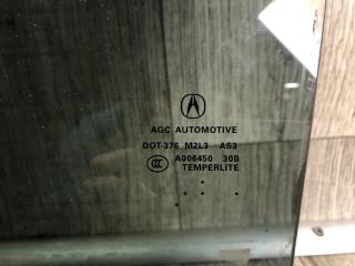 Стекло двери заднее левое RDX 12-19 2012 Внедорожник 3.5