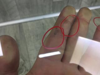 Стекло двери заднее правое ELANTRA XD 00-06