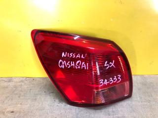 Фонарь наружный левый NISSAN QASHQAI 07-14 Б/У Фонарь наружный левый NISSAN QASHQAI 07-14