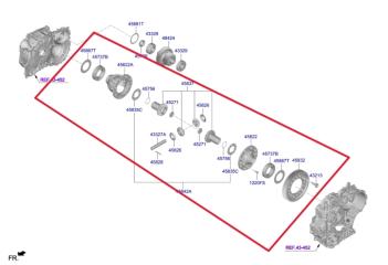 Дифференциал АКПП FORTE BD 18-21 2019 2.0