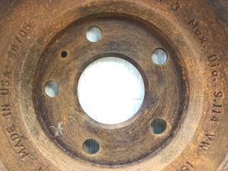 Тормозной барабан задний JETTA USA 10-17 2013 162 2.0 CBPA