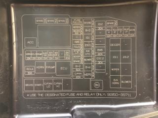 Блок предохранителей моторный отсек HYUNDAI SONATA YF 10-14 2.4 G4KJ
