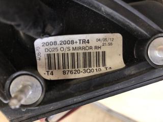 Зеркало правое SONATA YF 10-14 2012 2.4 G4KJ