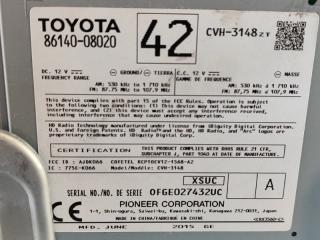 Магнитола SIENNA 11-16 2015 3.5 2GR-FE