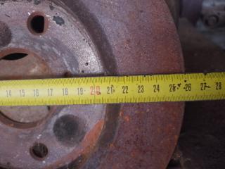 Тормозной диск задний AURIS 06-12