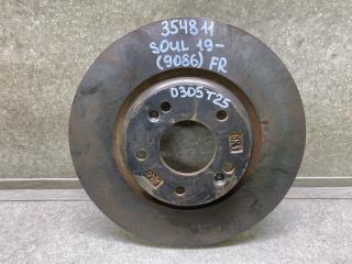 Тормозной диск передний KIA SOUL SK3 19- 2021