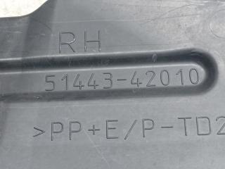 Защита двигателя правая RAV4 05-12 2006 2.4 2AZFE