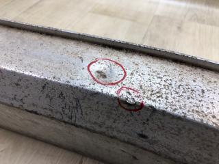 Усилитель заднего бампера CAMRY 40 06-11 2007 3.5 2GR-FE