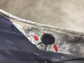 Бампер задний FX S50 03-08 2006 VK45DE