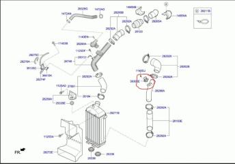Датчик абсолютного давления (MAP sensor) TUCSON TL 15-20 2015 G4FJ 1.6