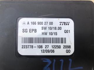 Блок управления стояночным тормозом GL-CLASS X166 12-16 2012 M278928 4.7L