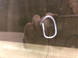 Стекло двери заднее правое PRIUS 16- 2017 1.8 2ZRFXE