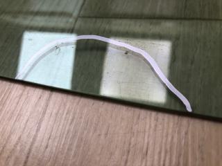 Стекло двери переднее правое JETTA USA 10-17