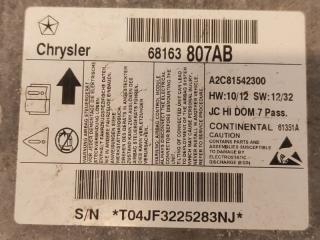 Блок управления AIRBAG DODGE JOURNEY 08-20 2.4 ED3